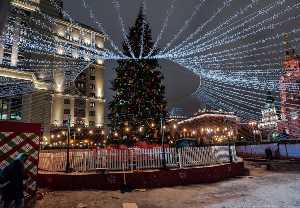 Новогодняя Москва 2025 - фото самых красивых мест